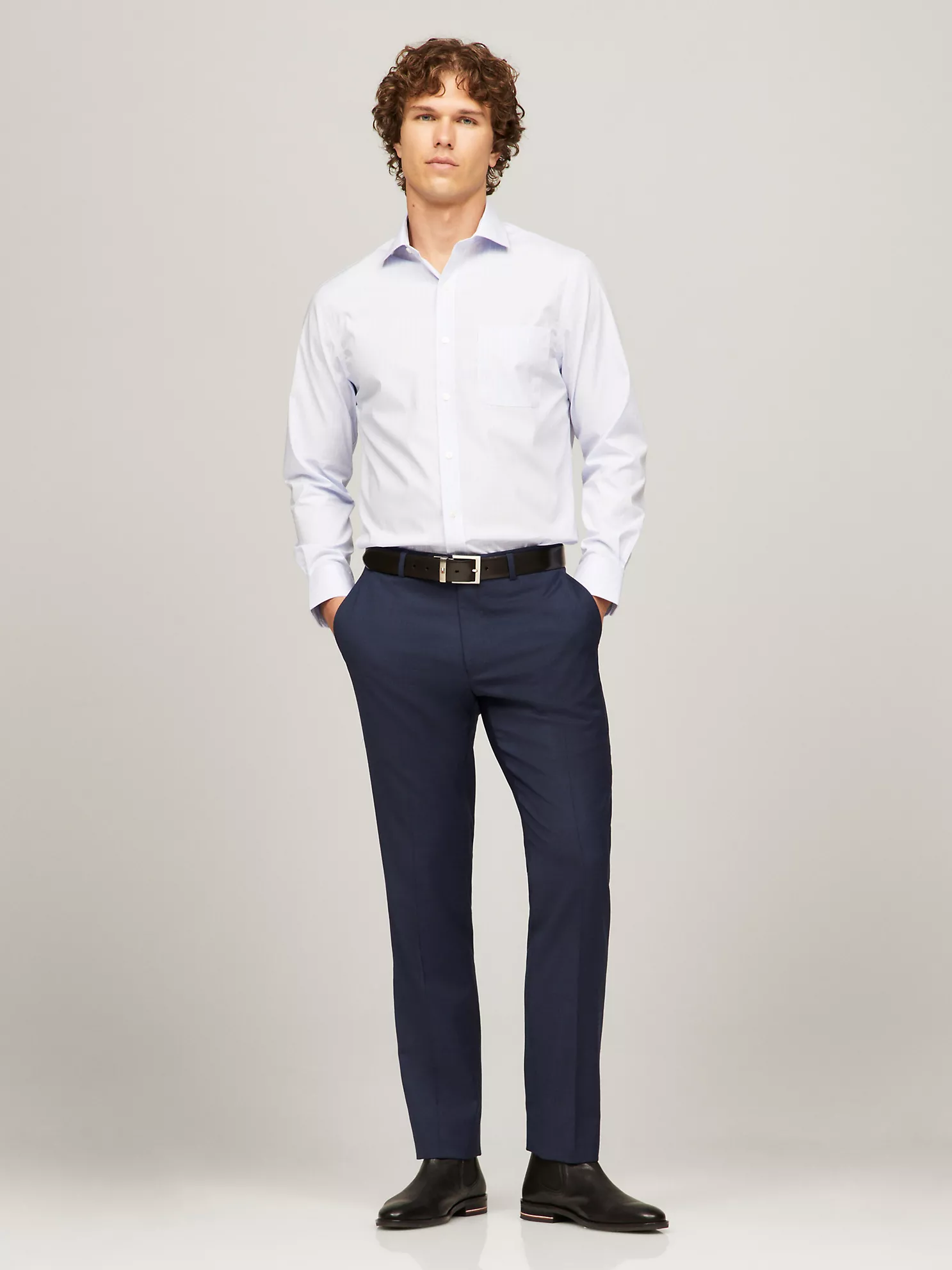 Regular Fit THFlex Dress Shirt - Blue 6 Regular Fit THFlex Dress Shirt
- Blue
