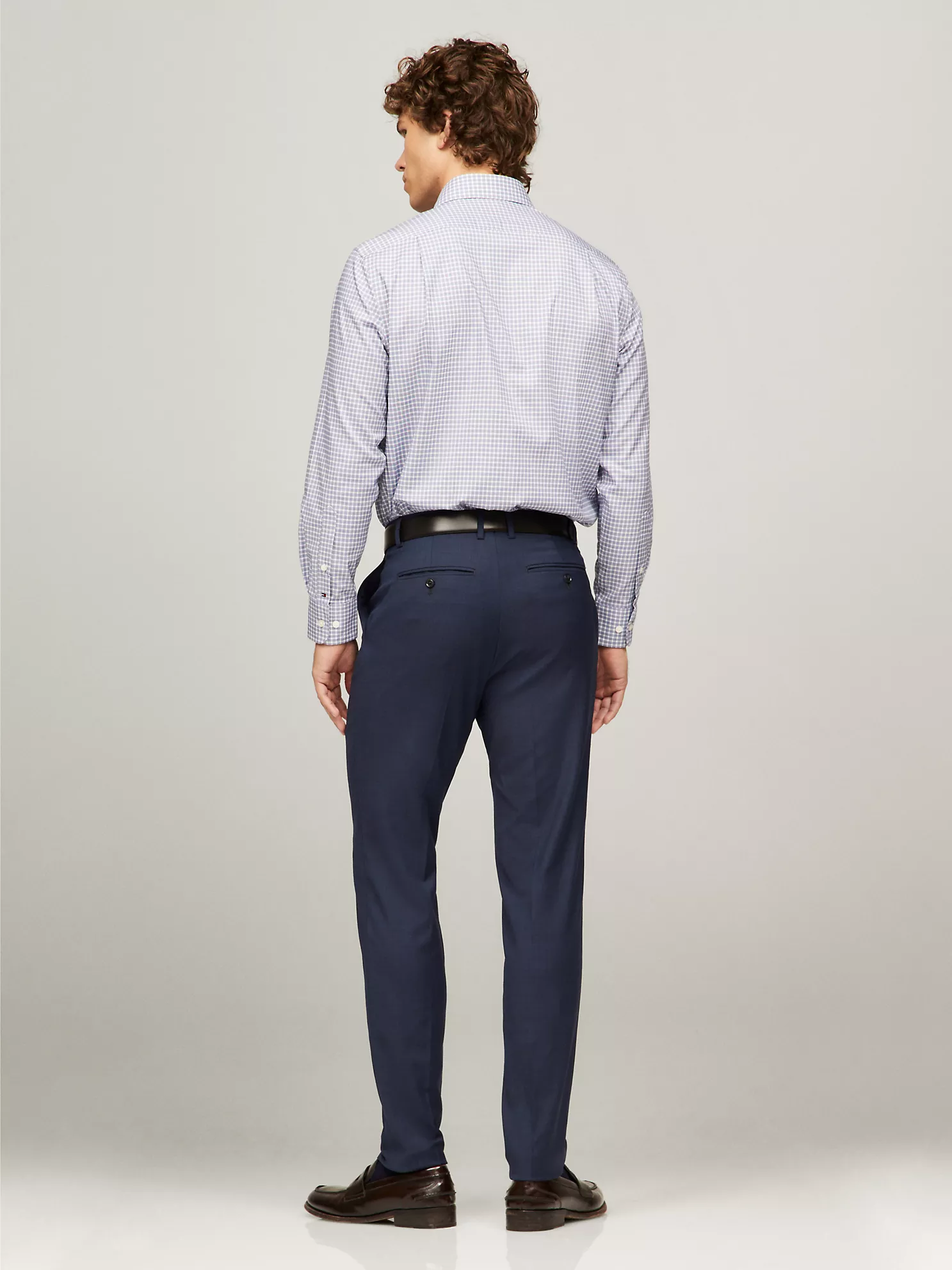 Regular Fit THFlex Check Dress Shirt - Blue 8 Regular Fit THFlex Check Dress Shirt
- Blue