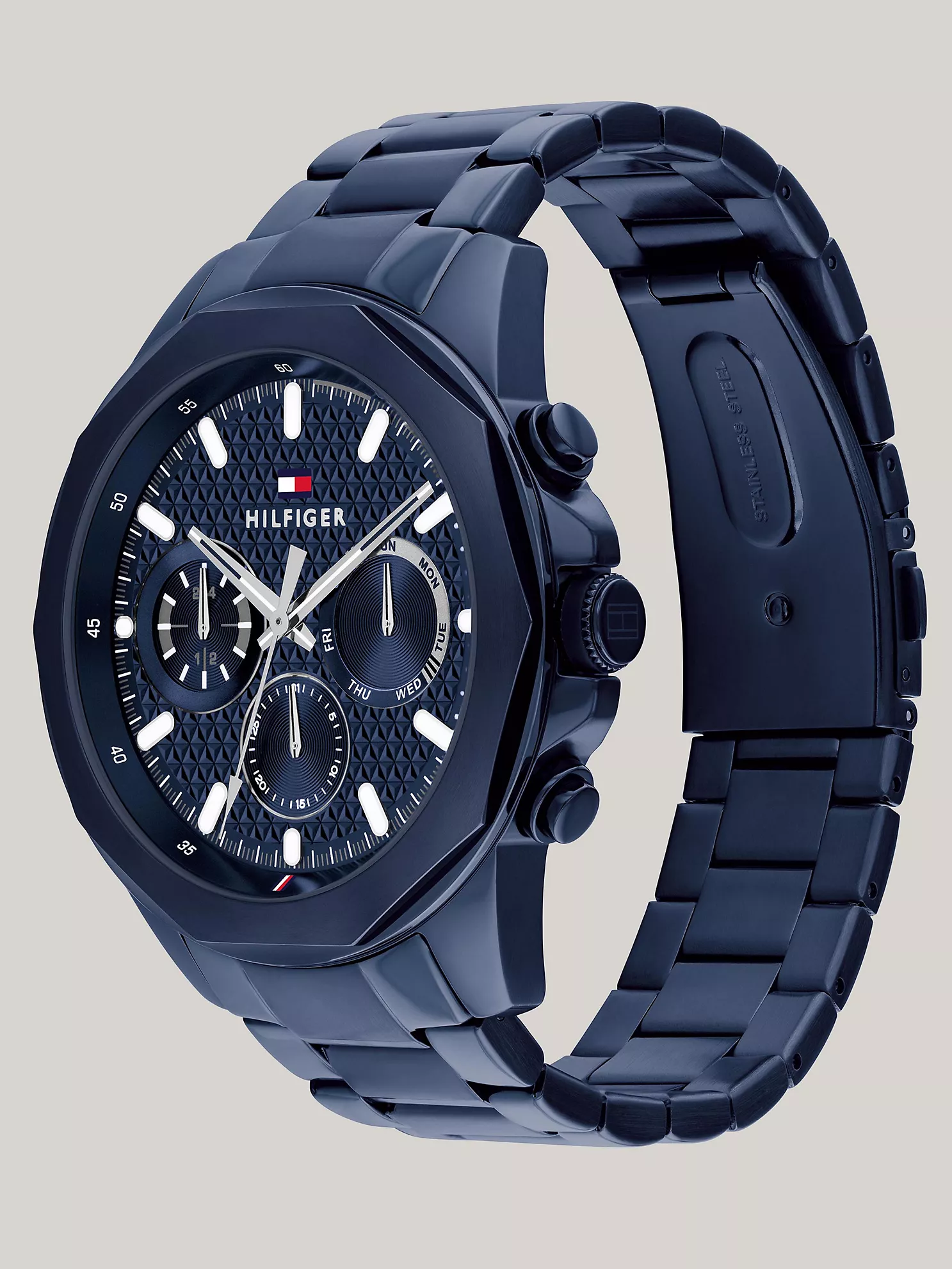 46MM Ion-Plated Sport Watch - Blue 7 46MM Ion-Plated Sport Watch
- Blue