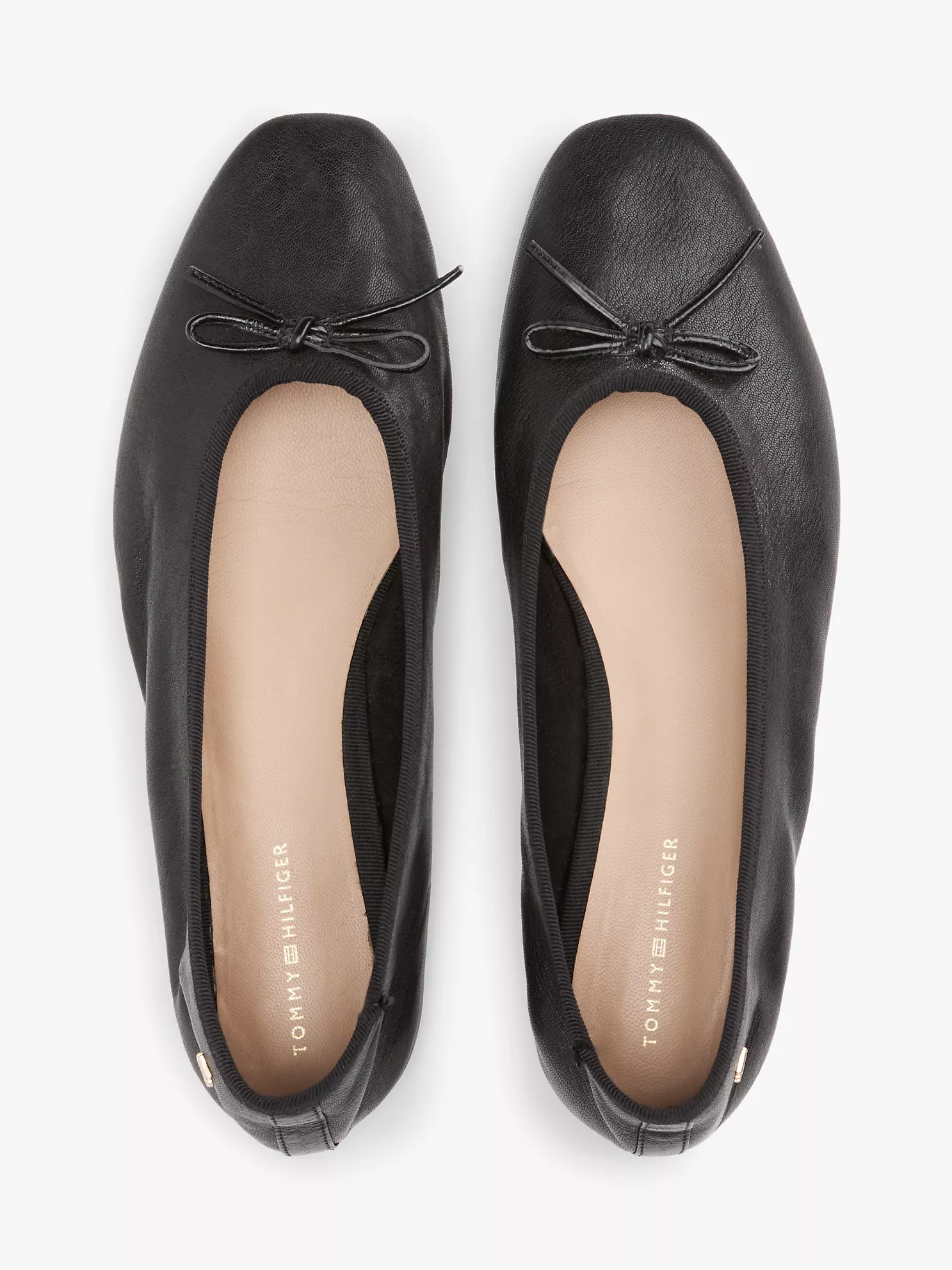 Monogram Leather Ballet Flat - Black 11 Monogram Leather Ballet Flat
- Black