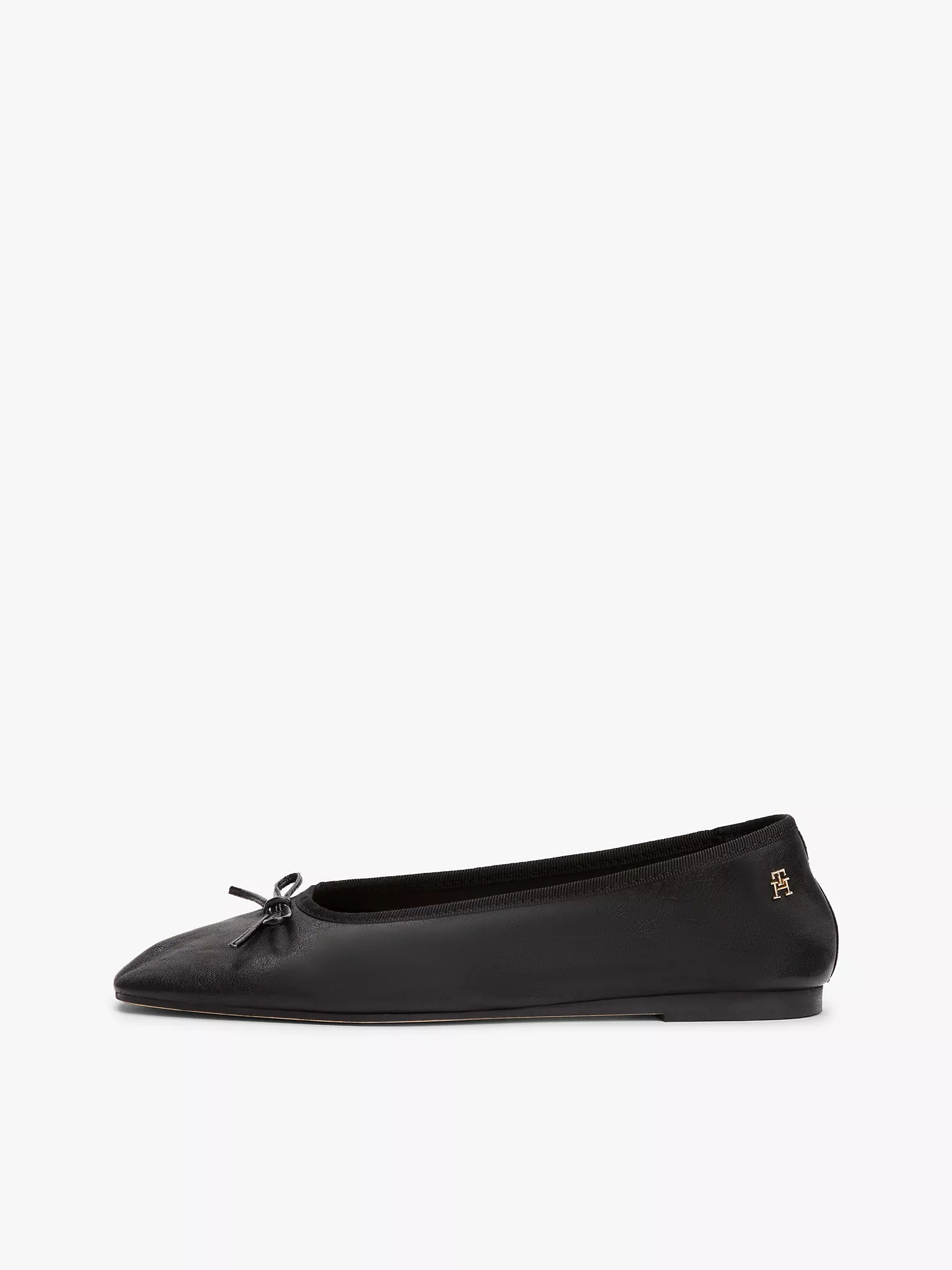 Monogram Leather Ballet Flat - Black 15 Monogram Leather Ballet Flat
- Black