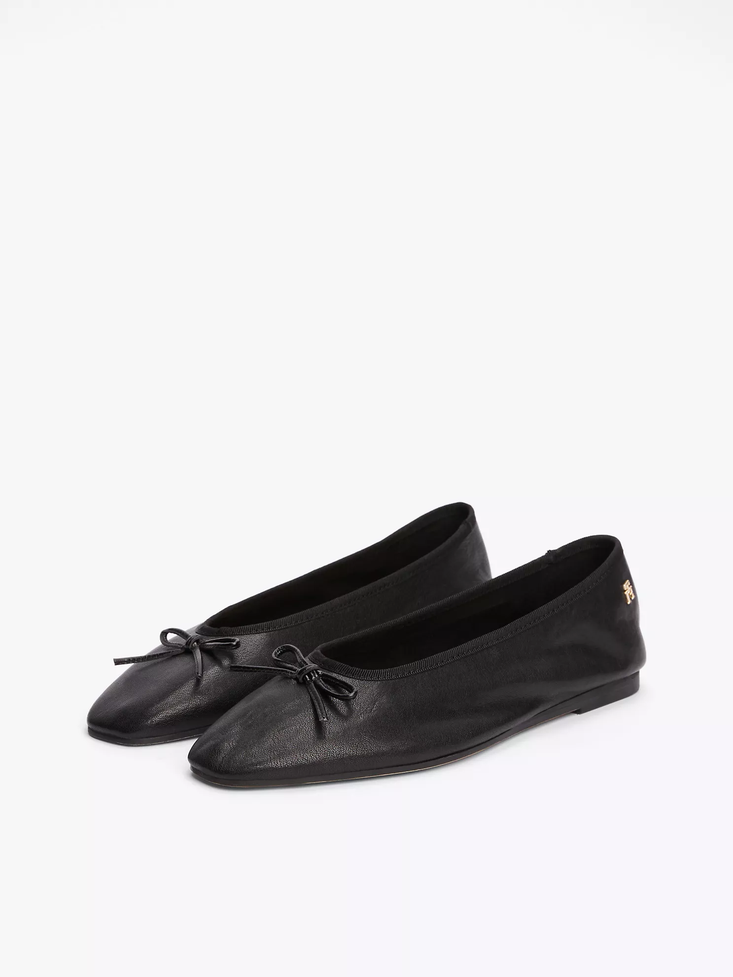Monogram Leather Ballet Flat - Black 16 Monogram Leather Ballet Flat
- Black