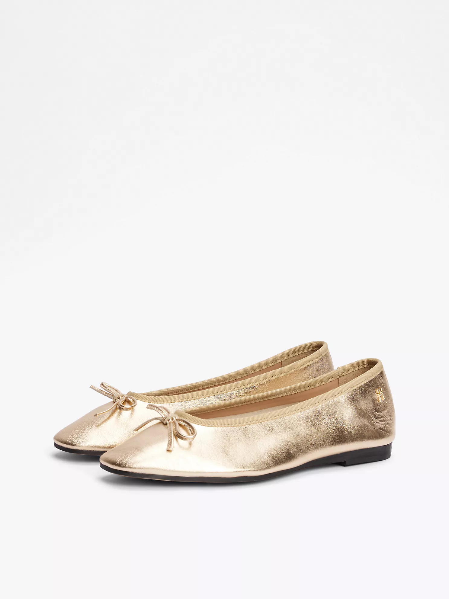 Metallic Leather Ballet Flat - Gold 9 Metallic Leather Ballet Flat
- Gold