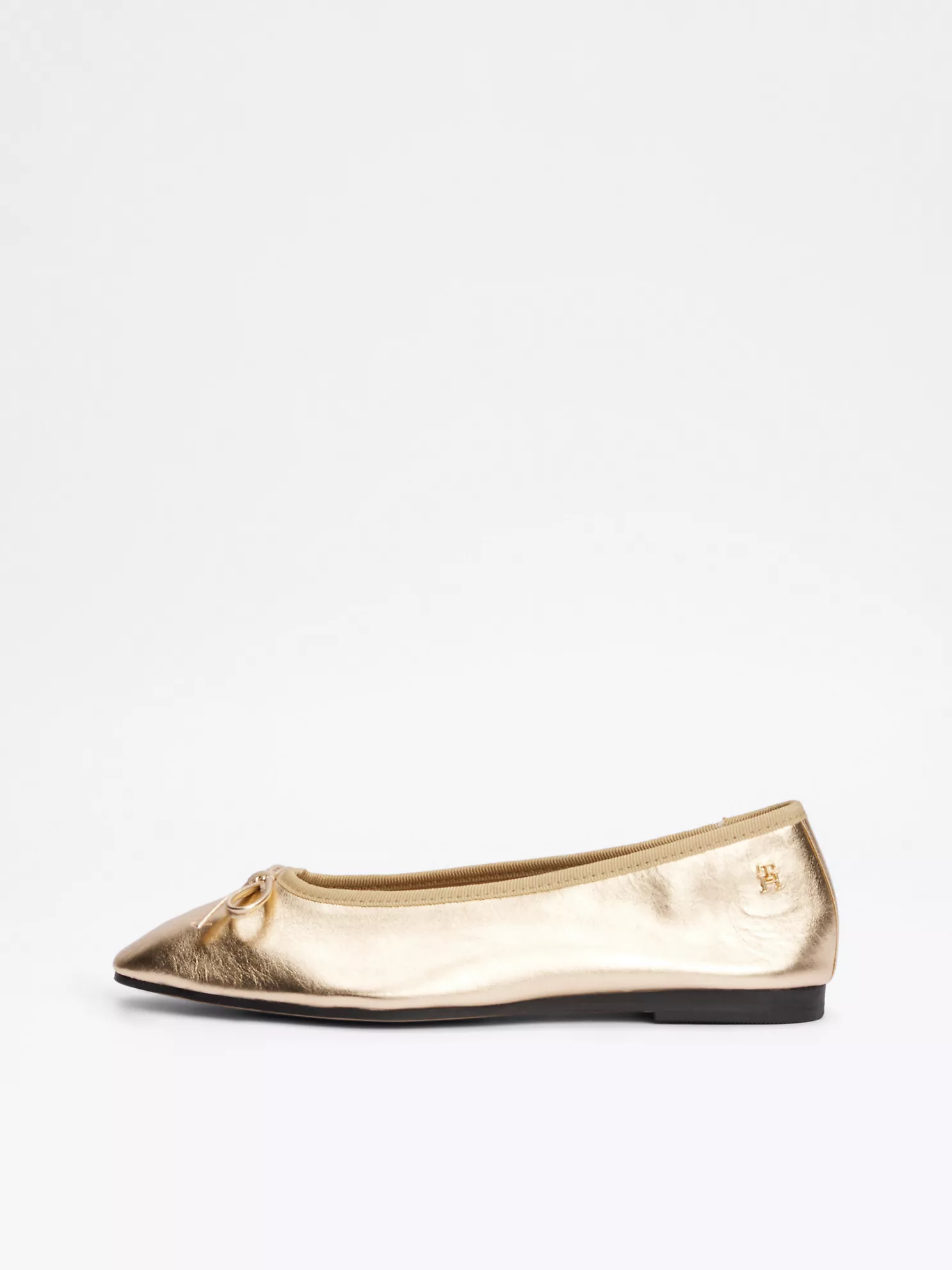 Metallic Leather Ballet Flat - Gold 14 Metallic Leather Ballet Flat
- Gold