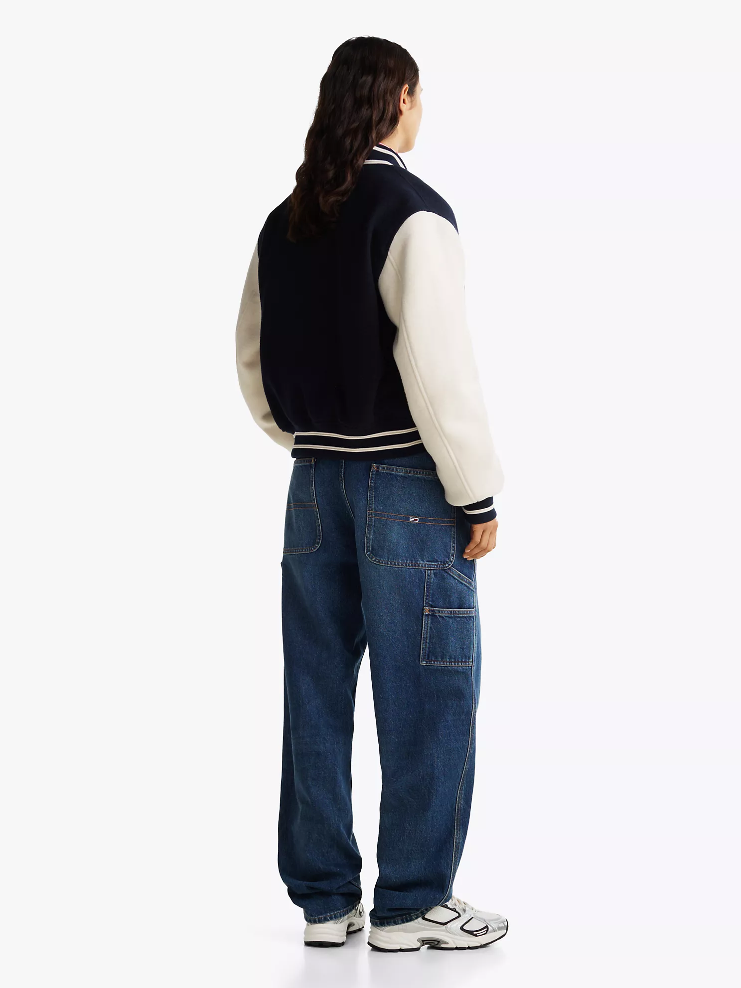 Tommy Jeans Wool-Blend Varsity Jacket - Dark Night Navy 8 Tommy Jeans Wool-Blend Varsity Jacket
- Dark Night Navy