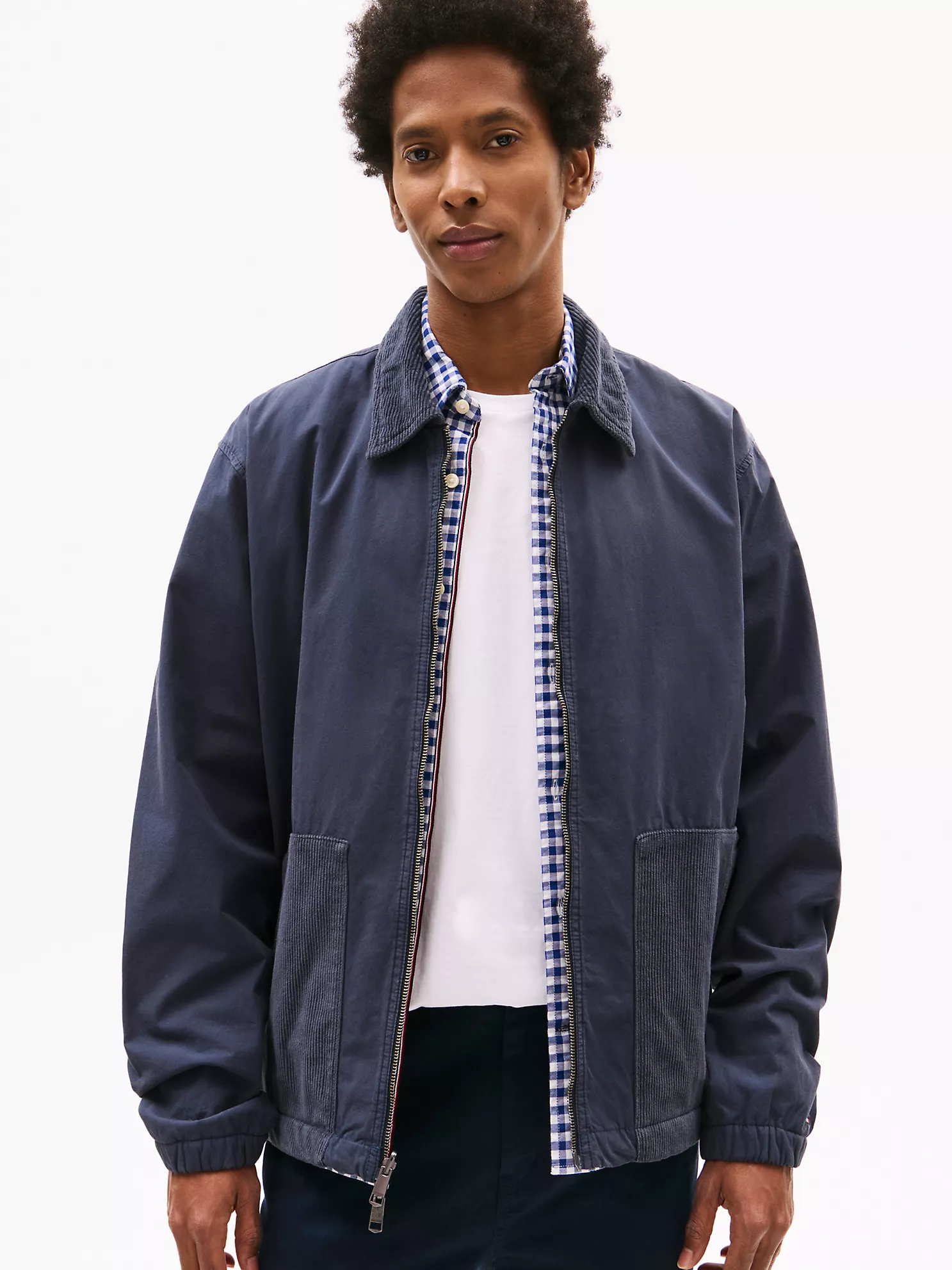 Reversible Corduroy Jacket - Navy 1 Reversible Corduroy Jacket
- Navy