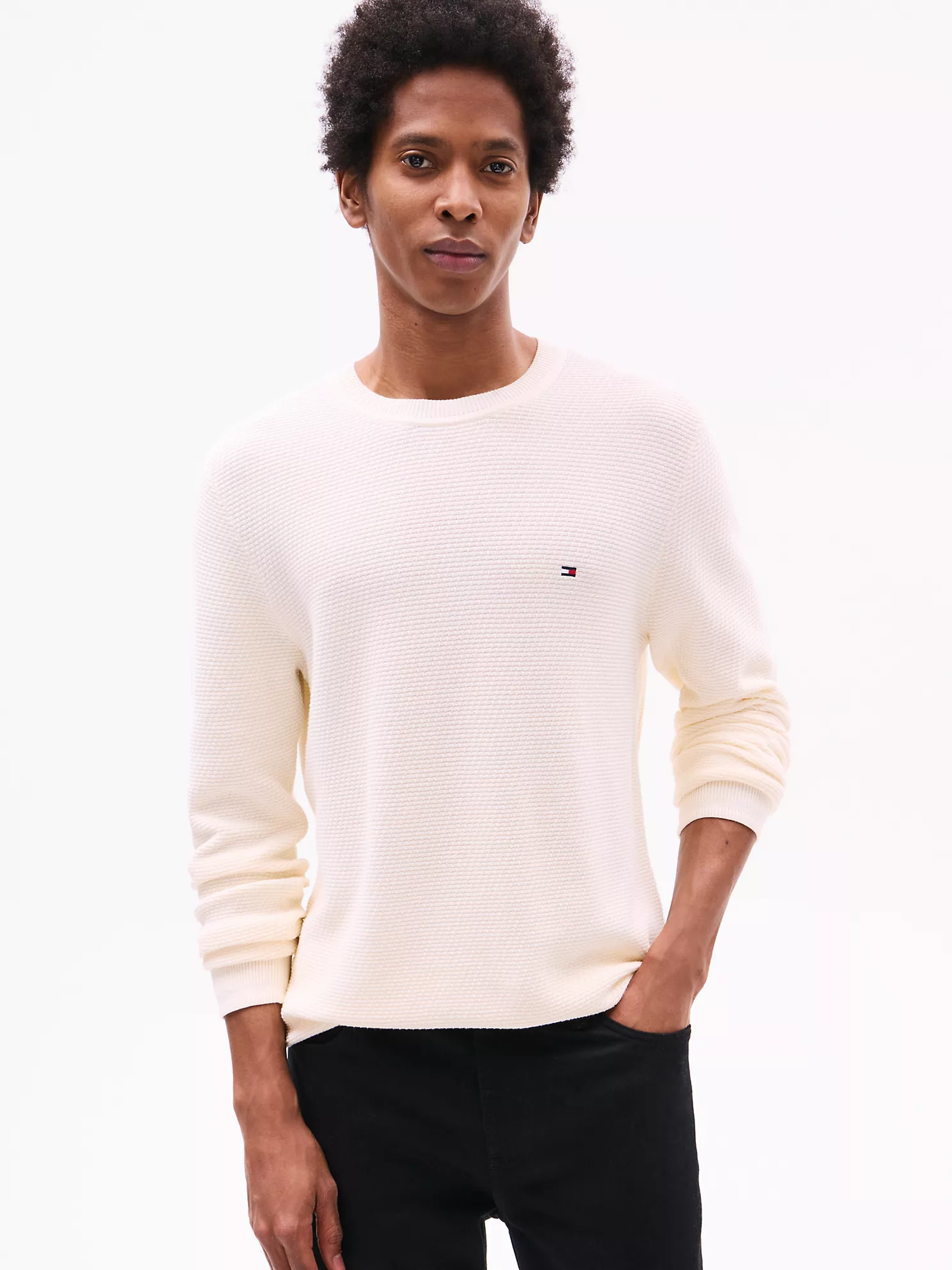 Structured Crewneck Sweater
         - Calico