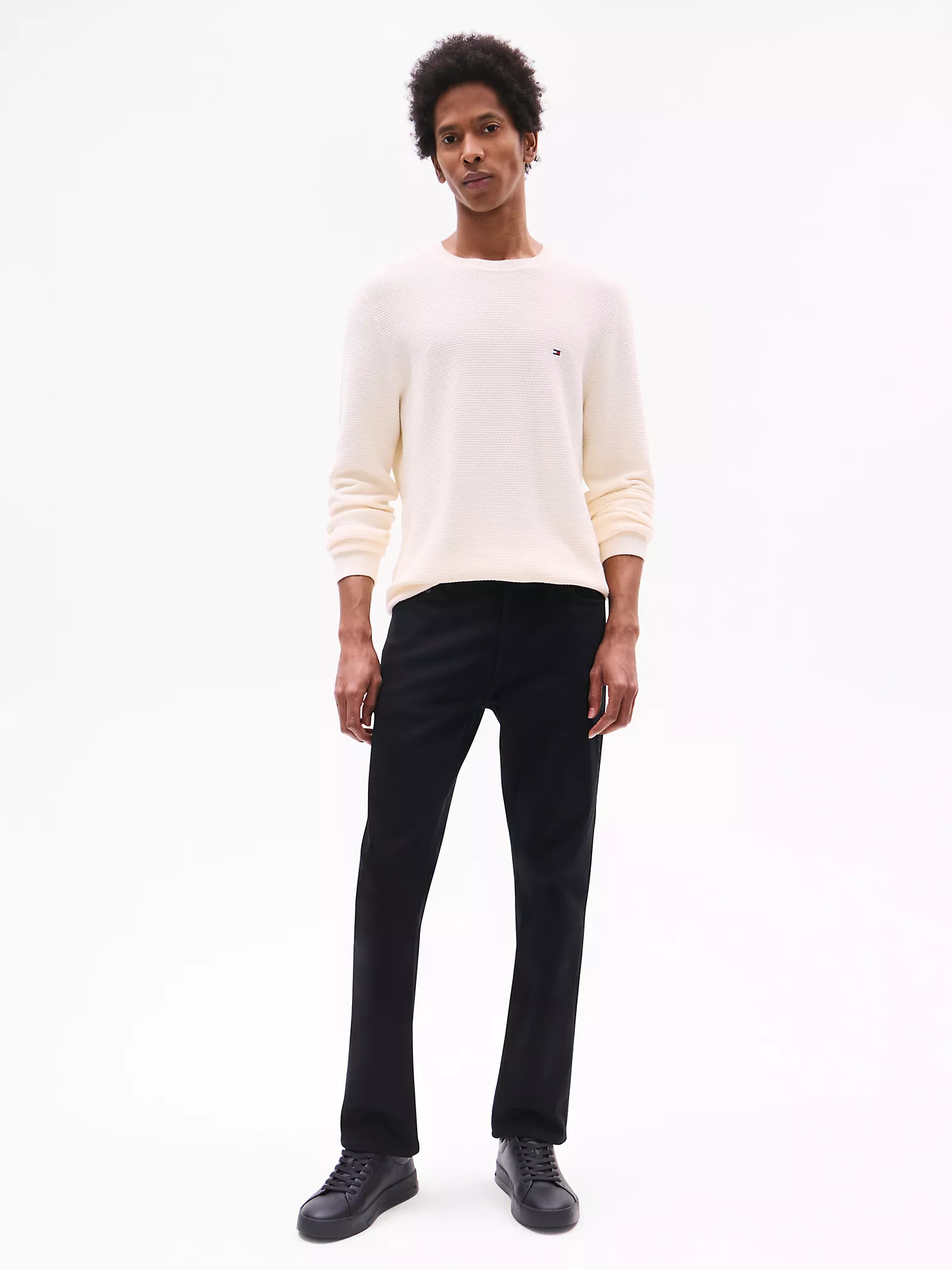 Structured Crewneck Sweater - Calico 6 Structured Crewneck Sweater
- Calico