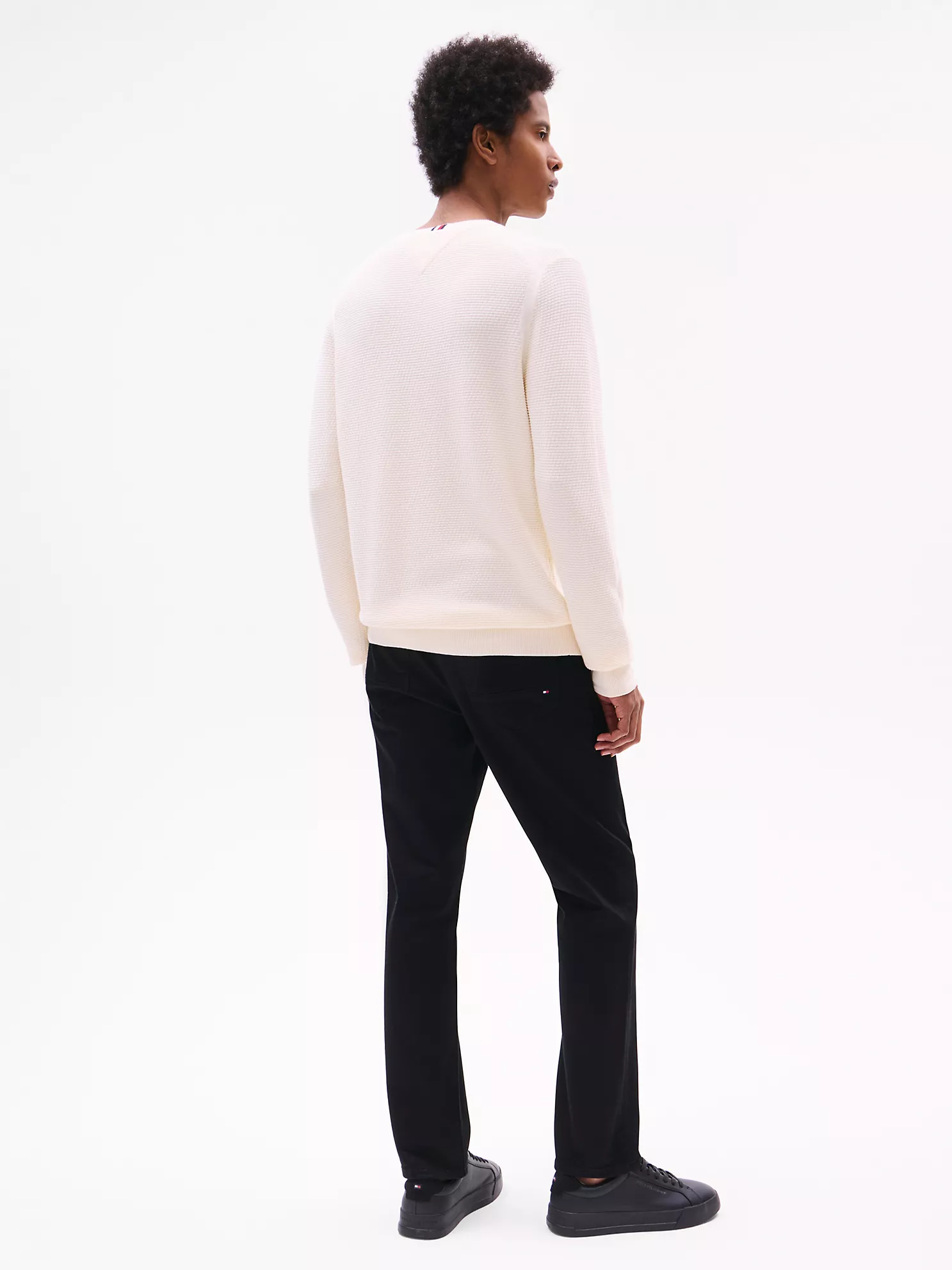Structured Crewneck Sweater - Calico 8 Structured Crewneck Sweater
- Calico