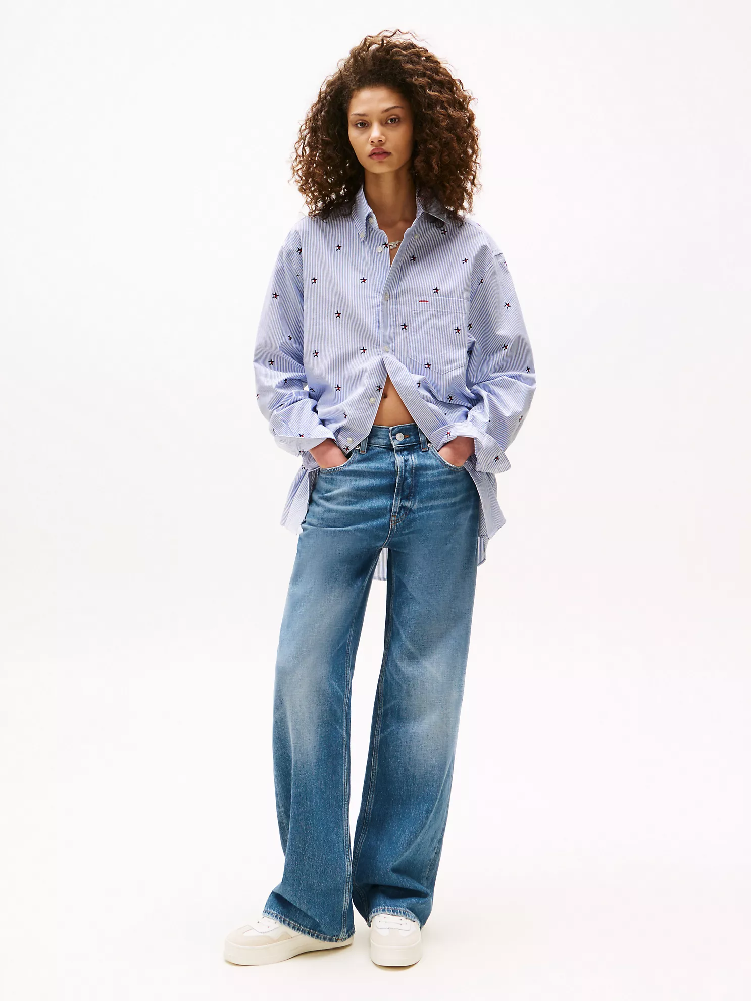 Tommy Girl Relaxed-Straight Jean
         - Indigo Wash