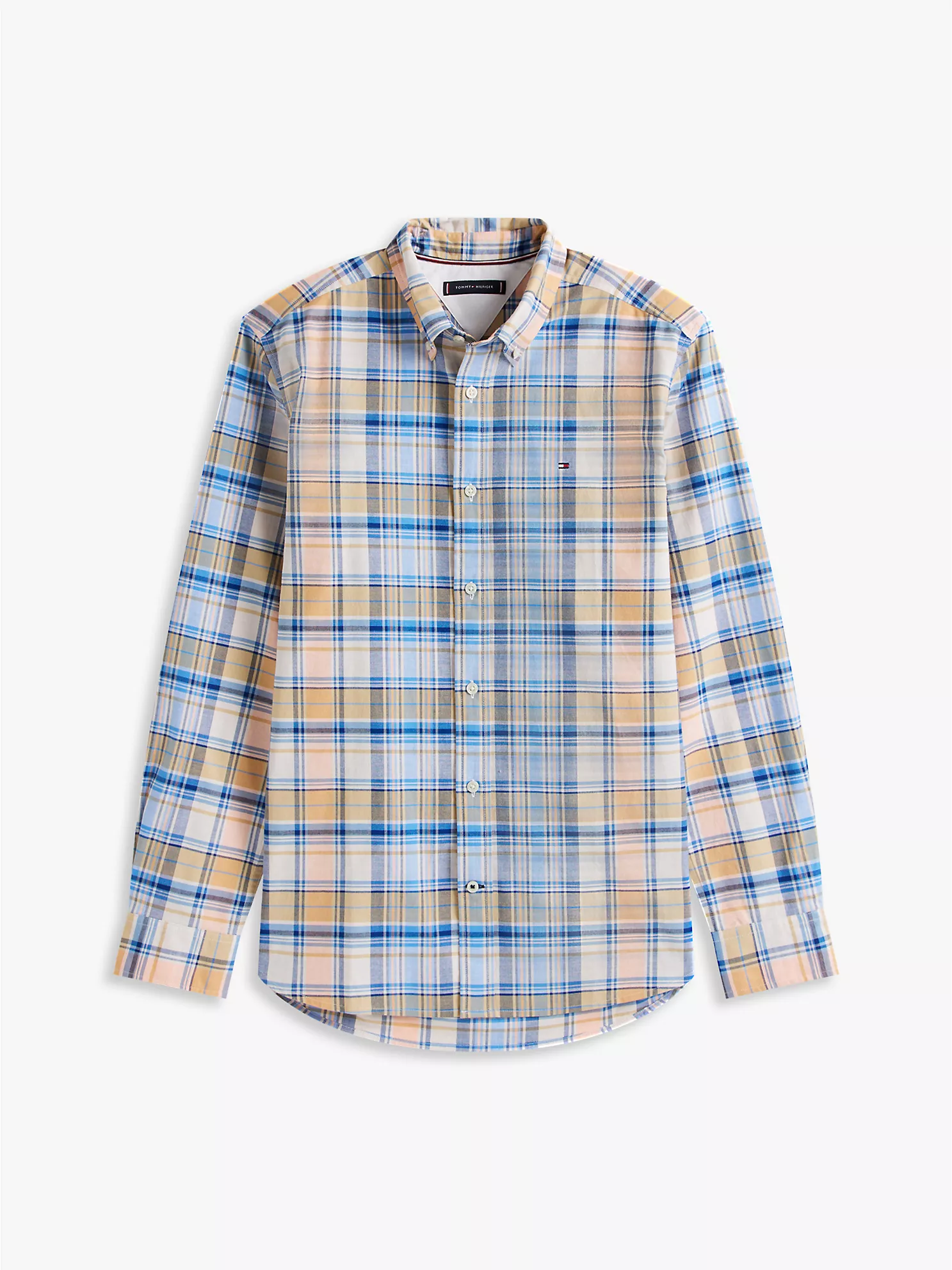 Regular Fit Madras Stretch Oxford Shirt - Sunny Orange Multi 10 Regular Fit Madras Stretch Oxford Shirt
- Sunny Orange Multi