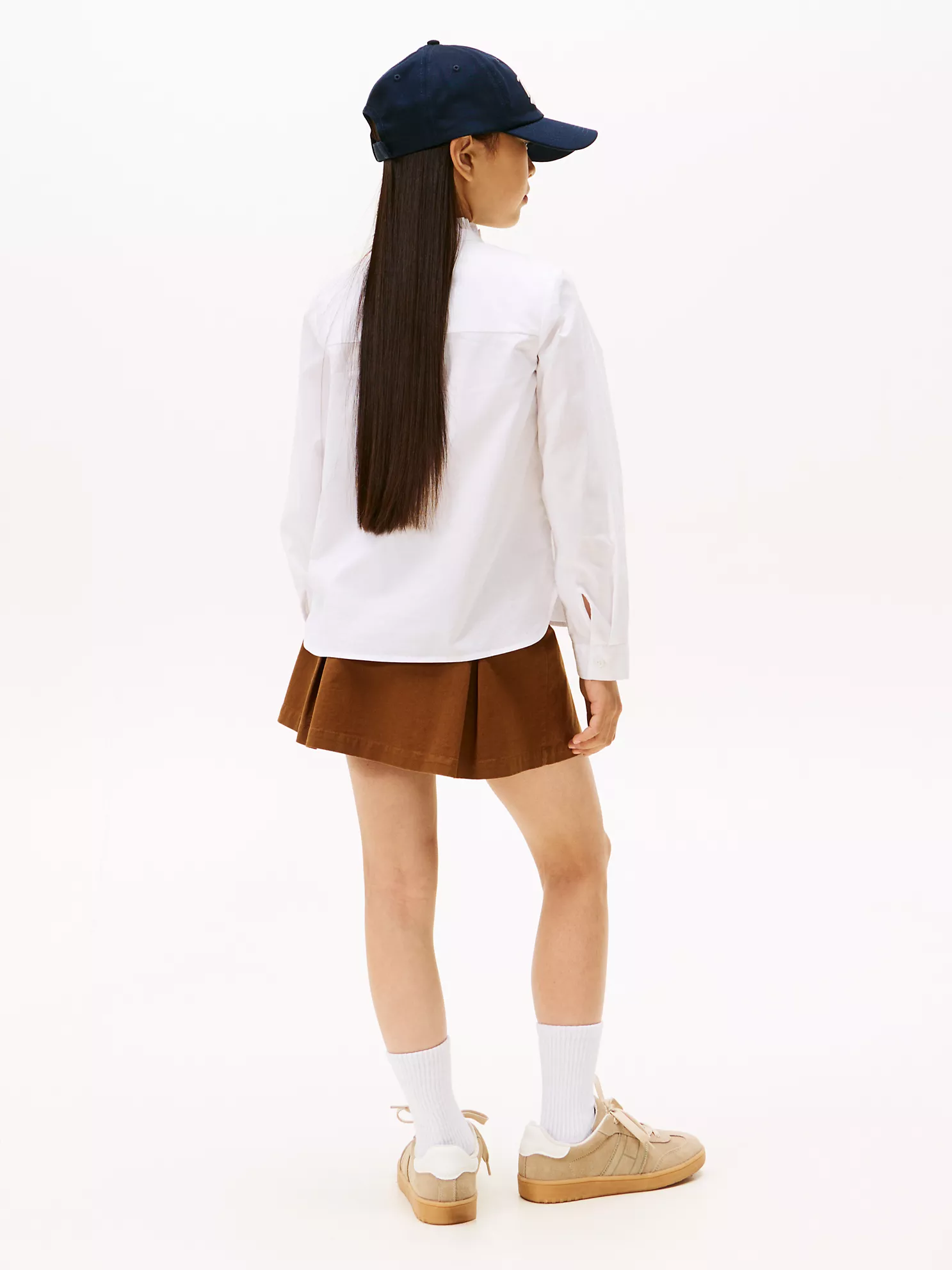 Kids' Ruffle Collar Shirt - White 9 Kids' Ruffle Collar Shirt
- White