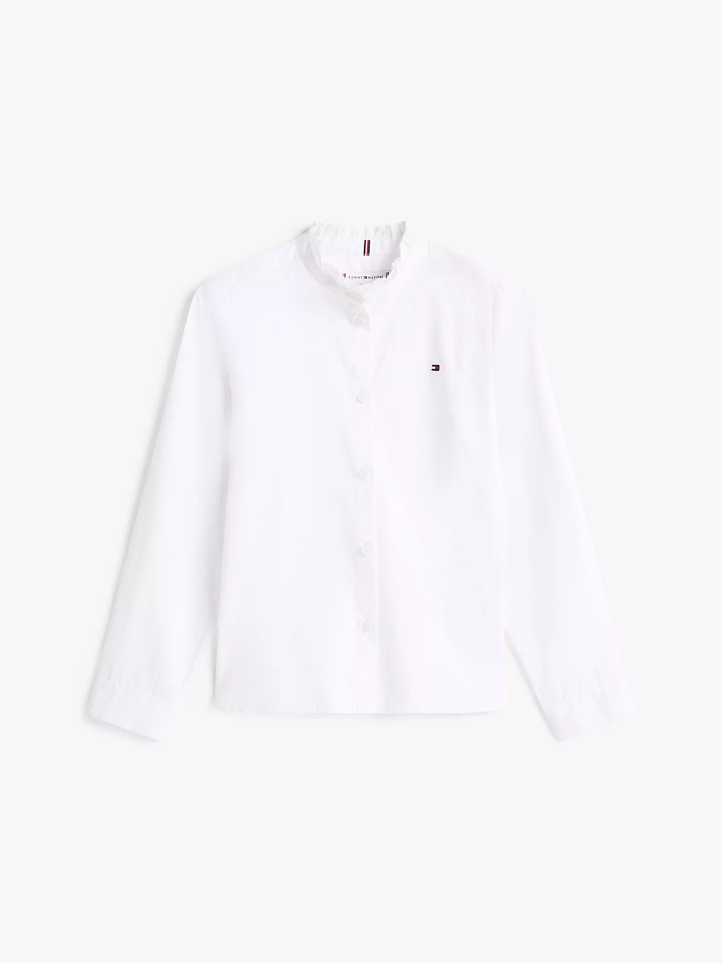 Kids' Ruffle Collar Shirt - White 10 Kids' Ruffle Collar Shirt
- White